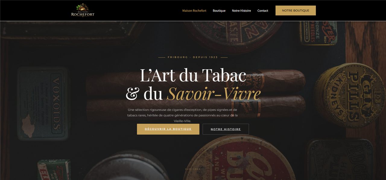 Site Maison Rochefort — réalisé par JN Solutions Digitales