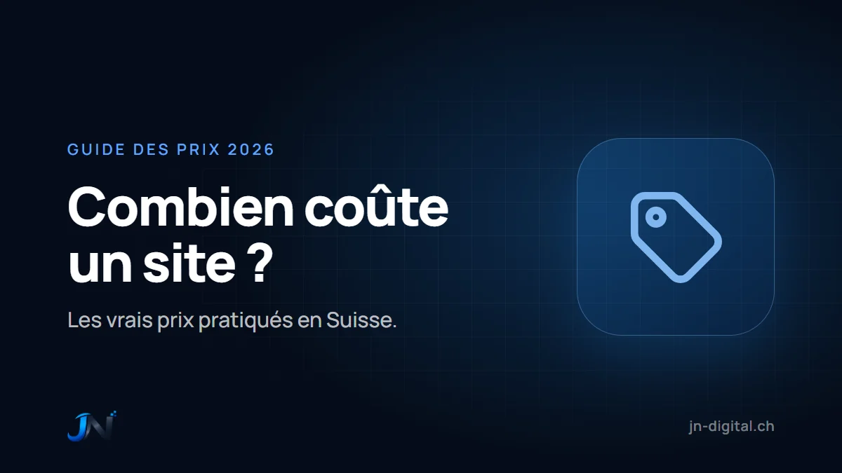 Combien coûte un site internet en Suisse en 2026